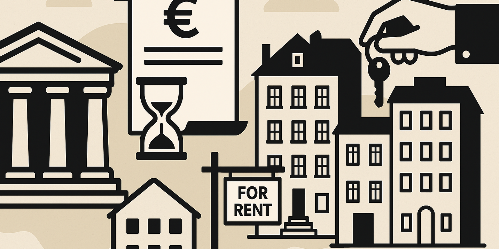 Illustration : Assemblée nationale et dossiers immobiliers en suspens