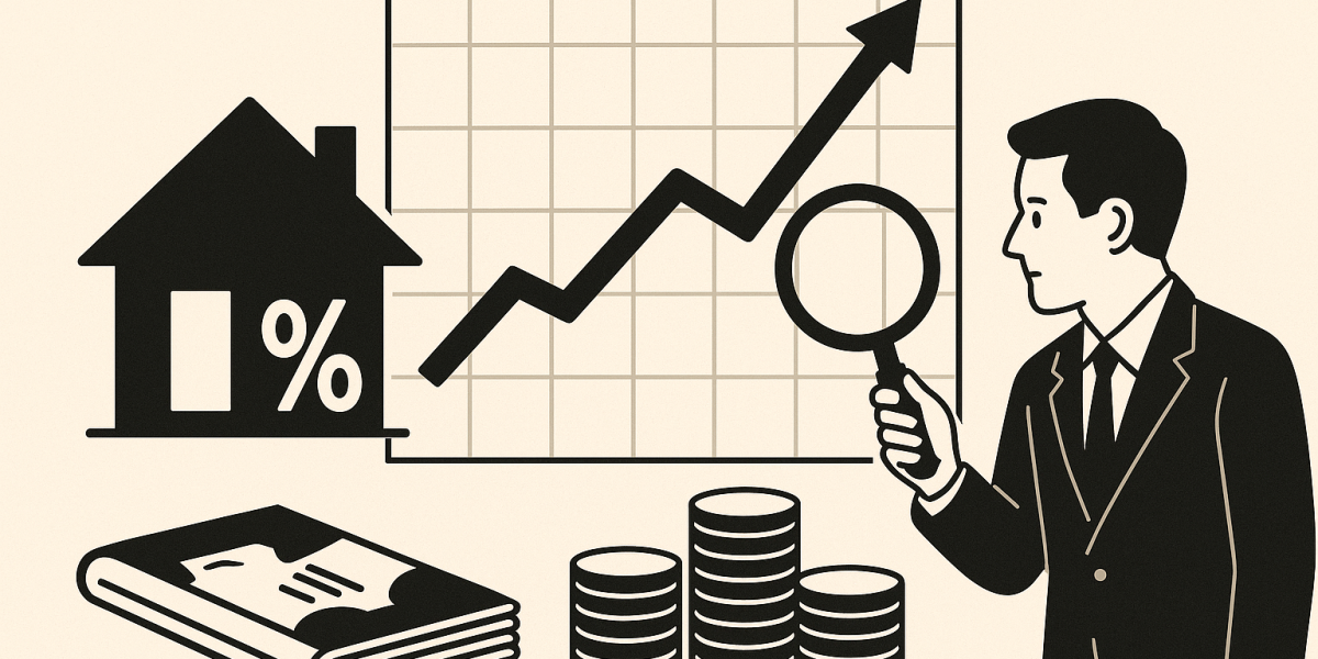 Graphique représentant l'évolution des taux de prêt immobilier en novembre 2025