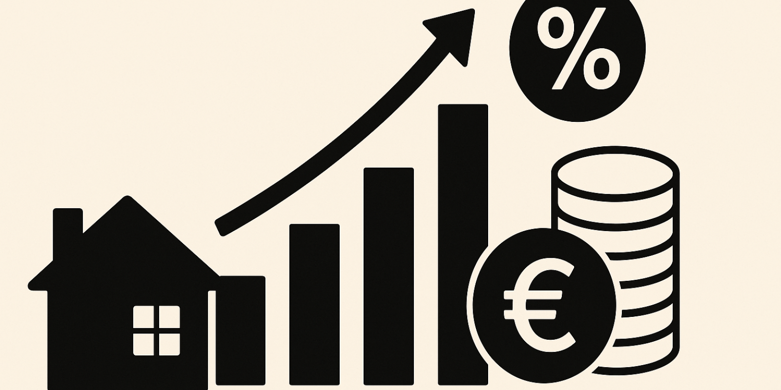 Graphique représentant l'évolution des taux de prêt immobilier en novembre 2025