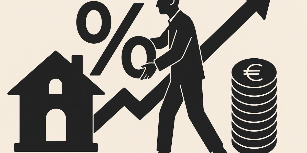 Graphique illustrant l’évolution des taux de crédit immobilier en novembre 2025