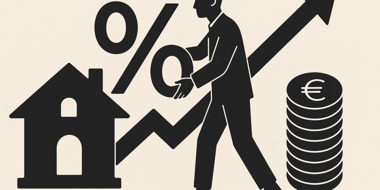 Graphique illustrant l’évolution des taux de crédit immobilier en novembre 2025