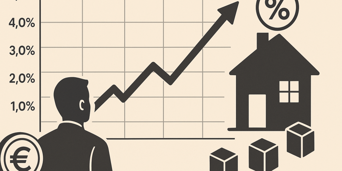 Graphique représentant l'évolution des taux immobiliers en mars 2026