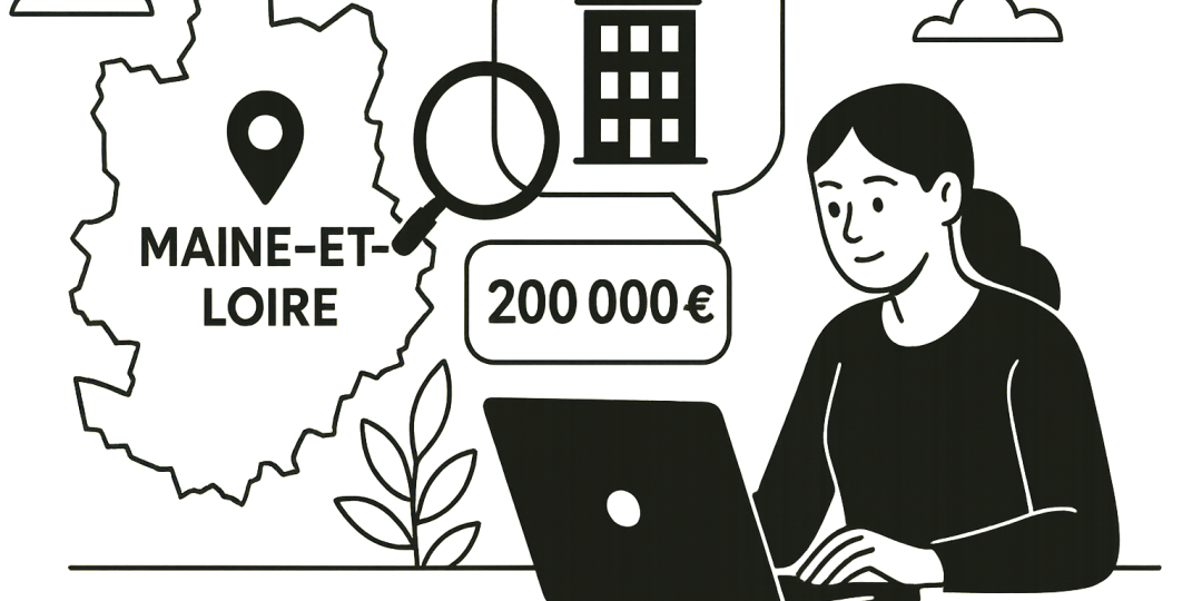 Panorama et repères de prix pour acheter un appartement à moins de 200 000 € dans le Maine‑et‑Loire