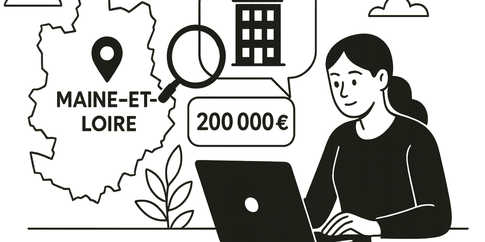 Panorama et repères de prix pour acheter un appartement à moins de 200 000 € dans le Maine‑et‑Loire