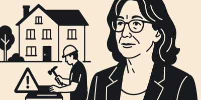 Valérie Létard, ancienne ministre du Logement, défendant une proposition de loi sur les maisons individuelles et la rénovation