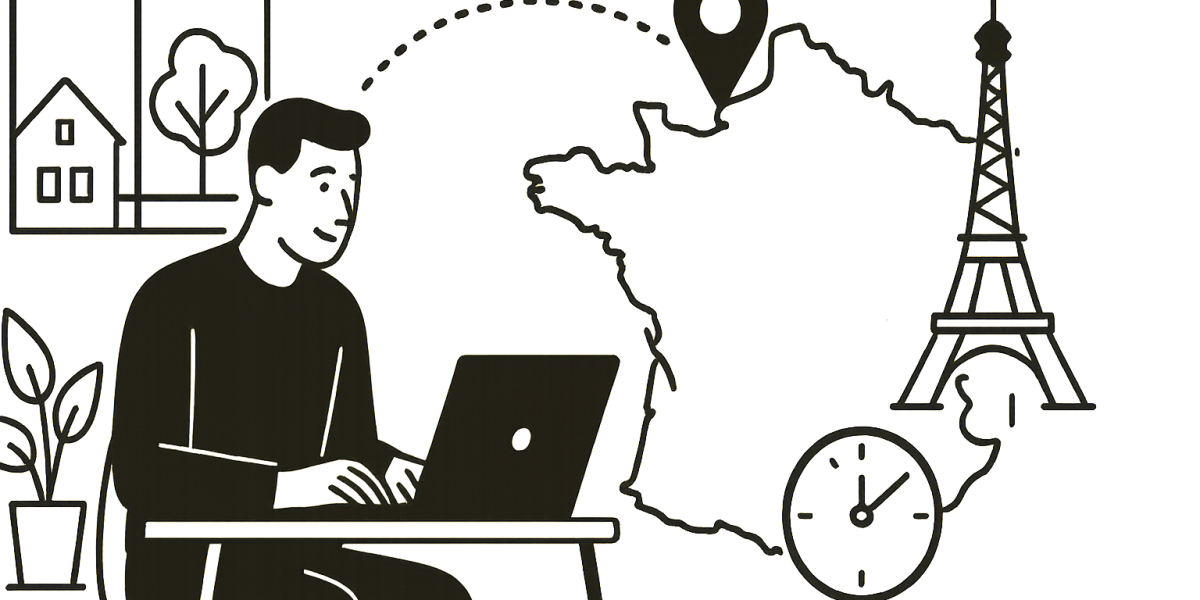 Vue urbaine et connectivité ferroviaire : symbole du Nord attractif pour les télétravailleurs à une heure de Paris