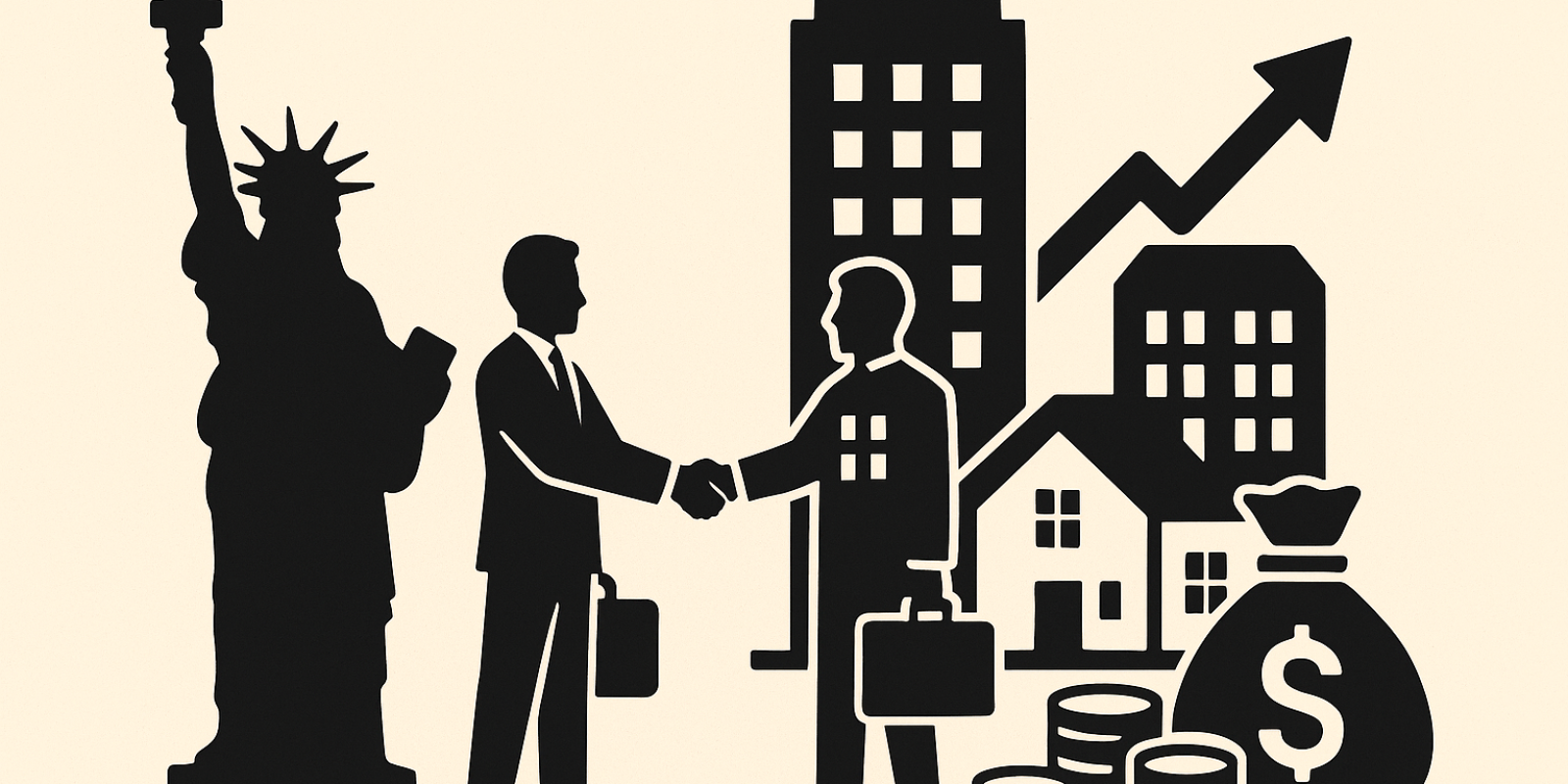 Illustration représentant l'immobilier américain pour la SCPI CORUM USA